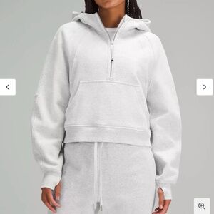 Scuba Oversized Half-Zip Hoodie Size M/L